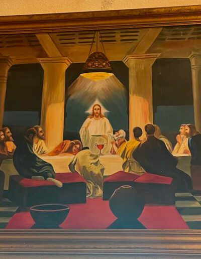 Quadro raffigurante l'ultima cena - Chiesa della Madonna delle Grazie di Rovere