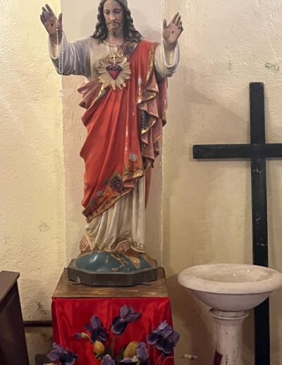 Statua di Gesù presso la Chiesa della Madonna delle Grazie di Rovere