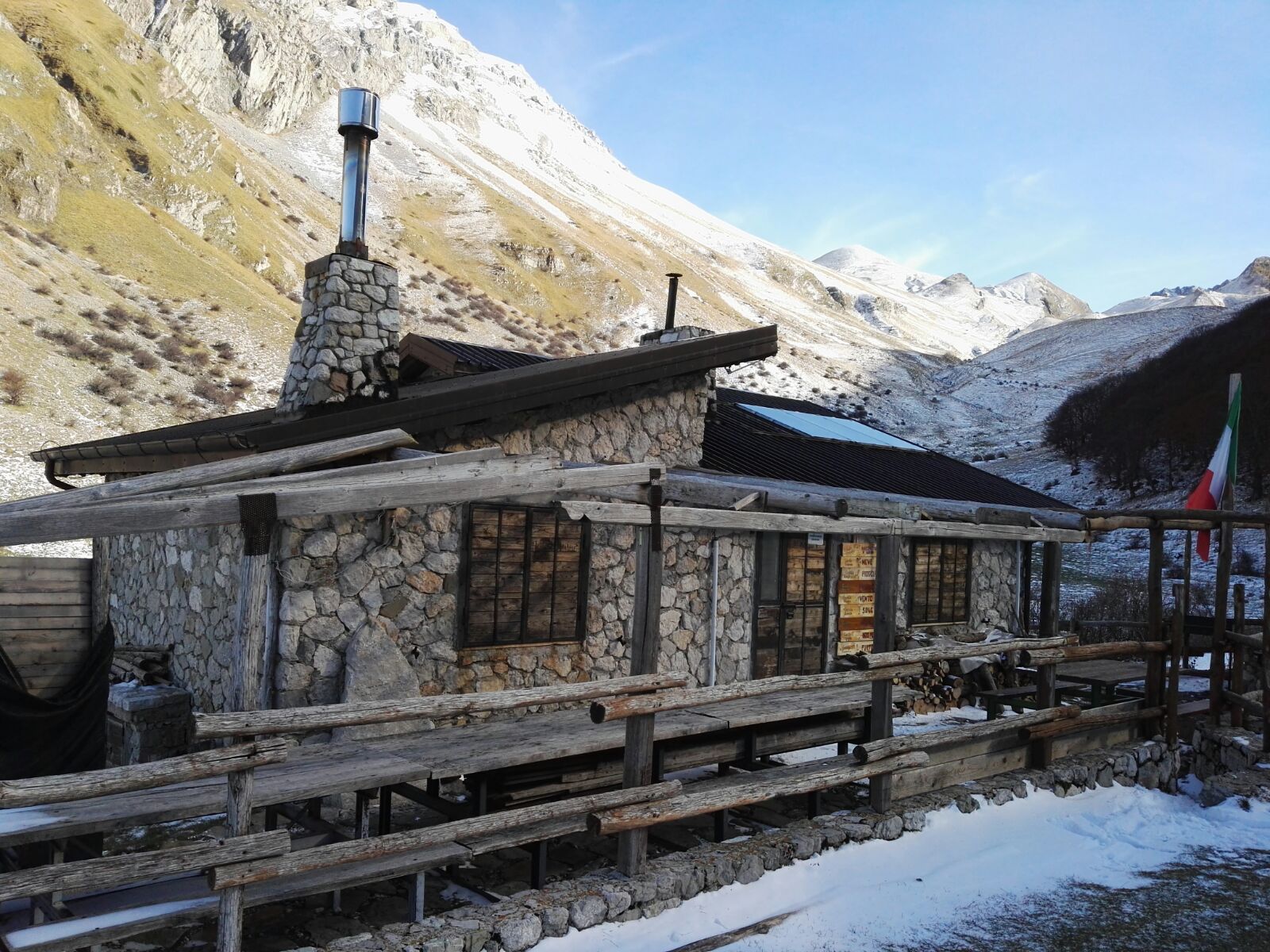 In Val Chiarino, Rifugio Fioretti