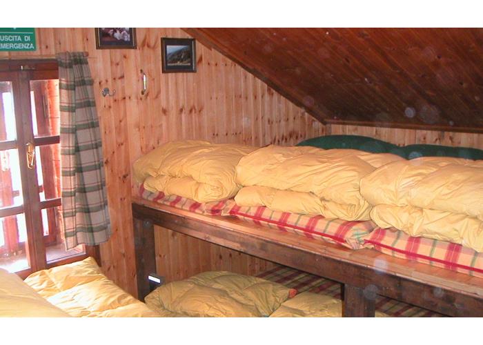 Rifugio Franchetti dove si dorme la notte