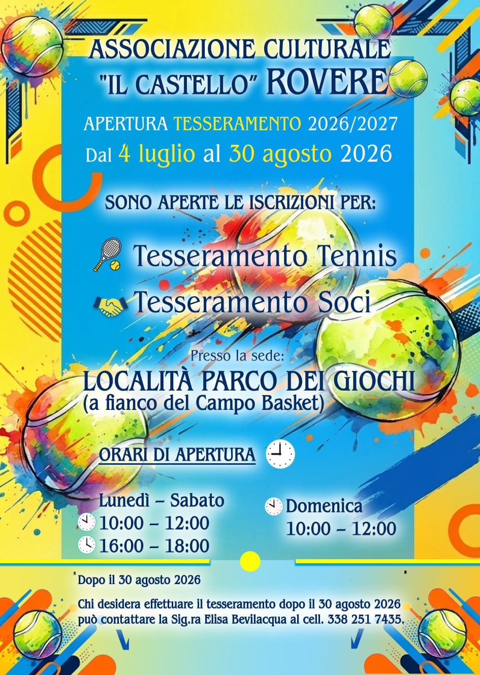Appuntamento locale a Rovere
